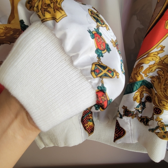 VTG Rare Korean Unisex Bomber Jacket PMB Fashion Apparel Size 8 Full Zipper Silk - Picture 7 of 15